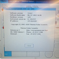 Thermo Scientific Easy-nLC 1000 LC120 uHPLC Nano-Flow Chromatography Autosampler