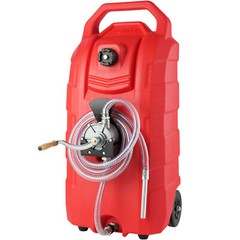 VEVOR 16 Gallon Fuel Caddy Portable Gas Storage Tank 7.8 L/min with Manual Pump