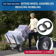 10Pcs Push Nuts for 5/8″ Dolly Wheel Lock Washers Hard-to-Find Spring Steel | Pu