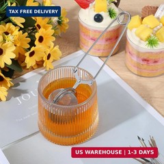 24 Pcs Reusable Tea Infuser Steeper Strainers for Loose Tea Filter Holder, Metal