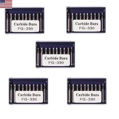 1-10 packs Dental Tungsten steel Carbide Steel Burs Bur FG-330 19mm USA