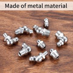 100pcs Metric & SAE Hydraulic Lubrication Grease Zerk Fittings Assortment Set