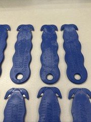 Lot of 10 KLEVER KUTTER KCJ-1B Safety Box Cutters Blue Safety Utility Cutters