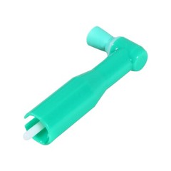 100 pcs / bag Disposable Dental Prophy right Angle Soft Cup Latex Free green USA