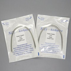 Dental Orthodontic Arch Wire Super Elastic Niti Round Ovoid Upper/Lower 012-020