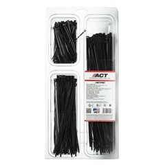 Advanced Cable Ties ACT Specialty Nylon Cable Ties UV Black Variety Pack!