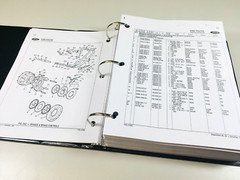Ford 3910 4110 4610 Tractor Parts Assembly Manual Catalog Book Schematics