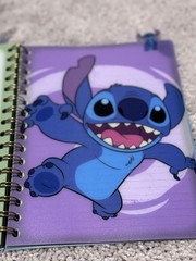 Lilo + Stitch Journal Soft Plastic Cover with Tabs Gift Idea Aloha 96 Ruled Page