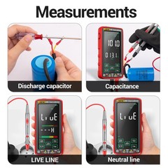 ANENG 683 Smart Touch Multimeter Rechargeable 6000 Counts True RMS AC DC Tester