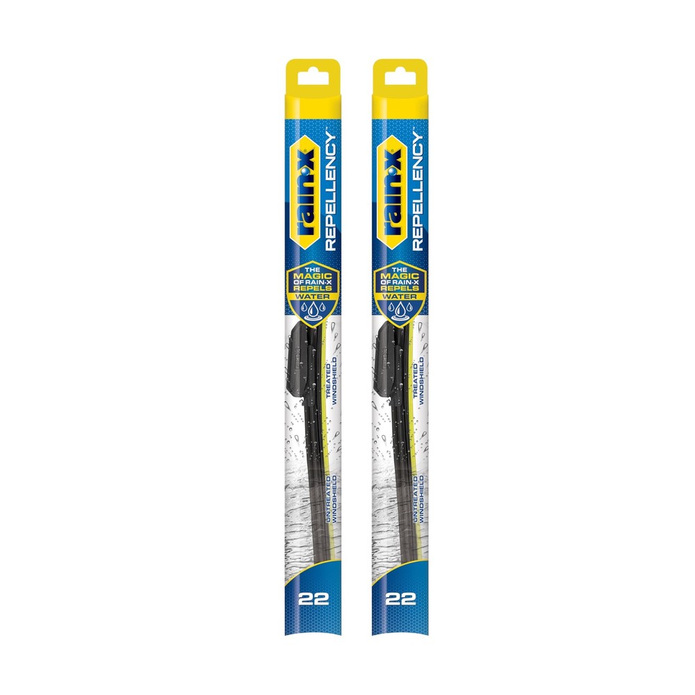 Rain-X 810363 Repellency Water Repellent Wiper Blades 22 Windshield Wipers Pack