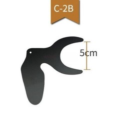 Dental Orthodontic Mouth Mirror IntraOral Photo Contrast Background Reflector