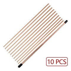10 Pcs 15% Silver Brazing Rods BCuP-5 Welding Materials for HVAC Industrial Use