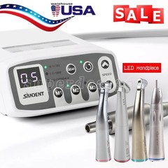 Dental Fiber Optic LED High Speed Turbine Handpiece 4/6Hole Coupling Fit KAVO