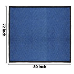 12 PCS Moving Blankets 80″ x 72″ (35lb/dz) Quilted Shipping Furniture Pads