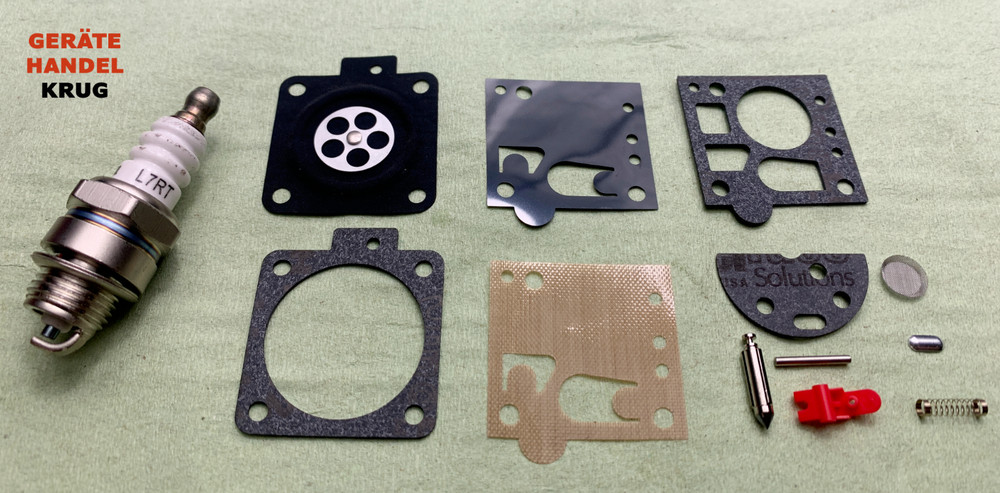 Bing 48 Carburetor Kit for STIHL 038 380 Diaphragm Gaskets + Spark Plug Set 48