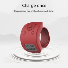 Digital LCD Electronic Finger Hand Tally Counter 6 Digit Rechargeable3314
