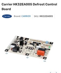 Carrier/Bryant HK32EA005 Defrost Control Board