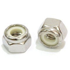 304 18-8 Locknut, Nylon Insert 4#,6#,8#,10#,1/4,5/16,3/8,7/16,1/2,5/8,3/4,7/8,1