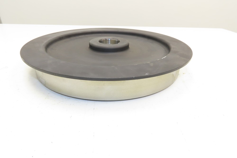 Steel Track Wheel 11.8″ Dia 1.5″W Single Flanged Industrial Train Railway Cart