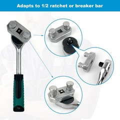 77455 Cable Bending Tool, 1/2″ Ratchet, Up to 500 MCM, Labor-Saving Wire Bende