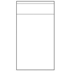 100 ~ 1,000 Ultra Clear OPP Self Adhesive 13″ x 17″ Plastic Bags