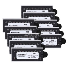 AZDENT Dental Orthodontic Brackets Brace Mini Roth/MBT.018/022 MIM Monoblock USA