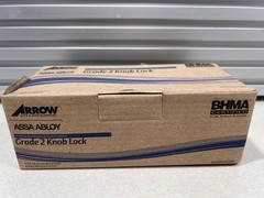 Arrow Assa Abloy Grade 2 Knob Lock Door MK 11 TA 03- Brushed Brass Gold – NEW