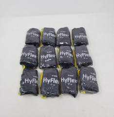 12 pairs Ansell HyFlex 11-841 Foam Nitrile Grip Work Gloves – Size 8 Medium M