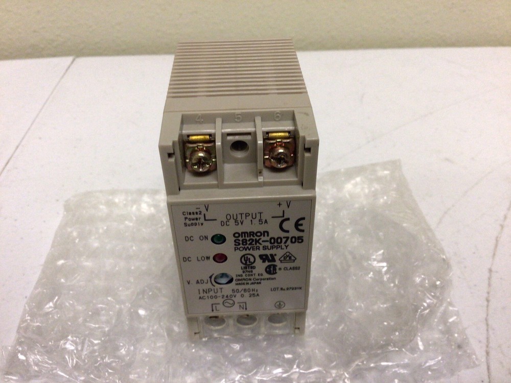 NEW, OMRON CORPORATION S82K-00705 POWER SUPPLY, FREE SHIPPING