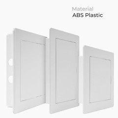 4×8 Inch White Access Panel Drywall ABS Plastic Square Wall Ceiling Door HVAC