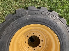 4 NEW 12-16.5 Skid Steer Tires & Rims for Caterpillar – CAT – 12X16.5- 14 PLY