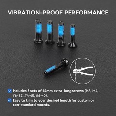 VOTATU Red Dot Mounting Screws Kit – 112 Pcs (28 Sets) Gunsmithing & Optics…