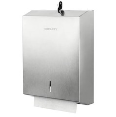 Paper Towel Dispenser Wall Mount Commercial, Brushed Stainless Steel