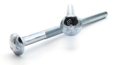 Carriage Bolt Zinc Plated Bolts 307A Steel – 5/16″-18 x 12″ PT – Qty-100