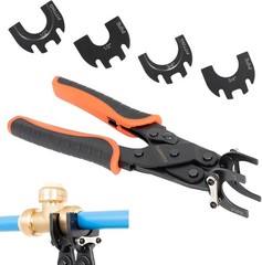 Push to Connect Removal Tool Disconnect Tongs for 1/2 3/4 1 In PEX Push Fitting