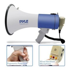 Pyle PMP59IR 50W Megaphone W/ Record & Rechargeable Battery iPod/MP3 Input