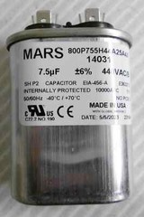 Mars 14031 Motor Run Capacitor 7.5MFD Oval 440/370VAC Dual Voltage Rated (2)