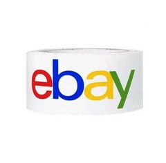 1 Roll 2″ x 75 yds Official eBay Branded Packaging Packing Package Carton Tape