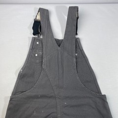 Carhartt Rugged Flex Relaxed Fit Canvas Bib Overall DISTRESSED! 102987 32×34