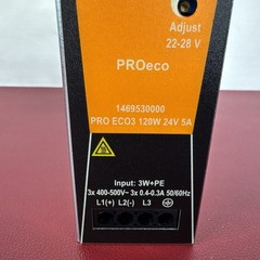 NIOB Weidmuller PRO ECO3 120W 24V 5A Switching power supply 1469530000