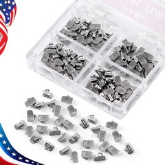 50 Set AZDENT Dental Ortho MIM Buccal Tube Roth/MBT 0.022 1st Molar Bondable