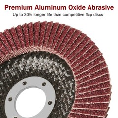 40x 4.5″ 4-1/2″ Flap Disc 40 60 80 120 Grit Angle Grinder Sanding Grinding Wheel
