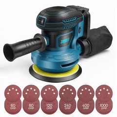 Zuyiyi 5 Inch Cordless Random Orbital Sander For Makita 18V Battery Not