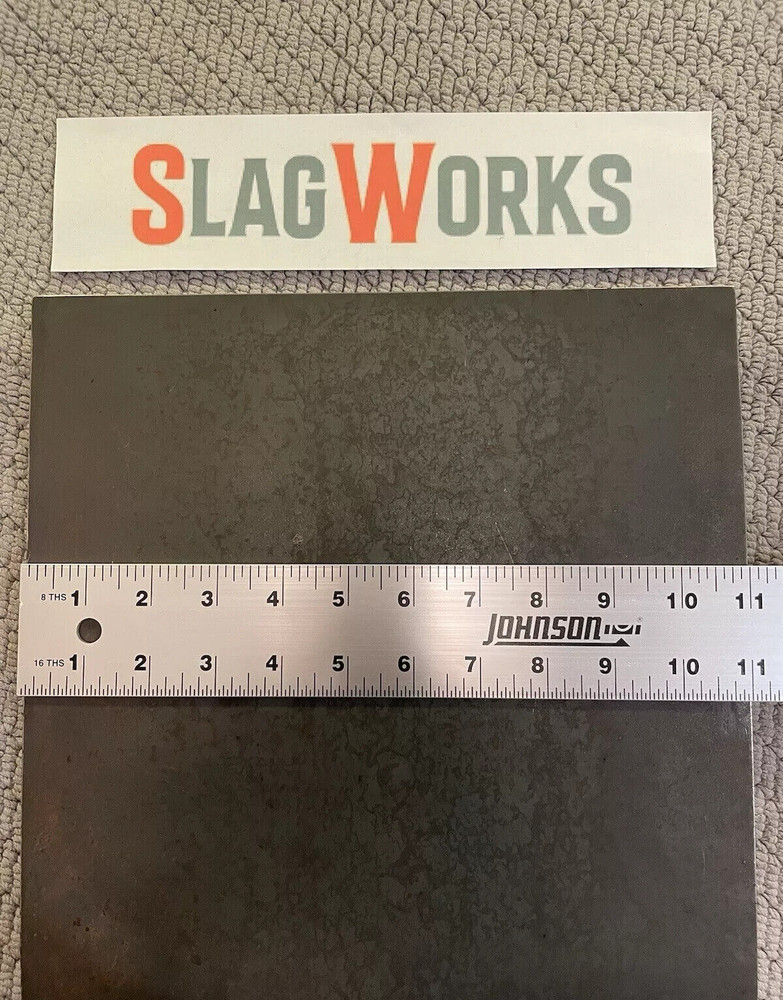 1/8x11x15 inch steel plate 11”x15” A36 Hot Roll Flat .125″ Thick