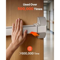 Uimoso Push Bar Panic Exit Device 28″ Durable Metal Emergency Door Hardware