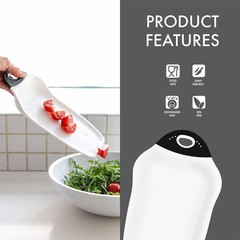 Dexas Chop & Scoop Cutting Board with Non-Slip Feet, 6.5 x 10.5 Inch, BPA-Fre…