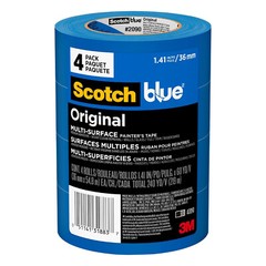 ScotchBlue 1.41 In. x 60 Yds. Original Multi-Surface Painter’s Tape (4 Rolls)