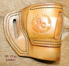 Gary C’s Avenger OWB Left Hand HOLSTER – for the Ruger SR9C/SR40C Leather