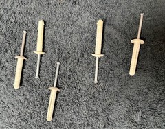 Hammer Drive Anchors 1/4” Diameter by 1-1/2” Length – Approximately 250 Pieces