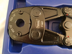 1 1/4″ Pex crimp Multi-Tool with 1/2″, 3/4″, 1″ Heads